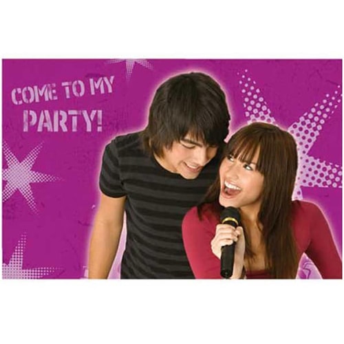 Disney Camp Rock Folded Invitations with Envelopes - Pack of 6 Product Image