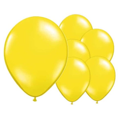 Cajun Yellow Biodegradable Latex Balloons 30cm / 12 in - Pack of 8 Bundle Product Image