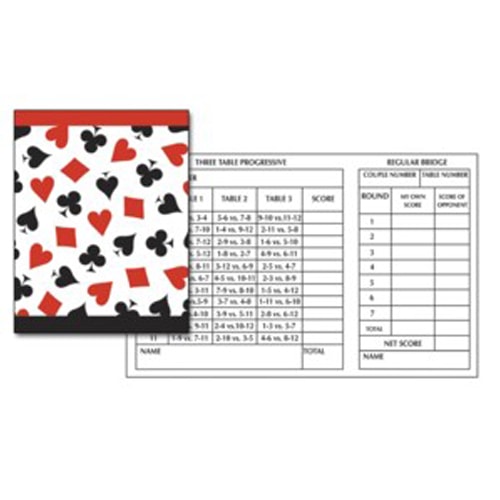 Card Night Tally Cards - Pack of 12 Product Image