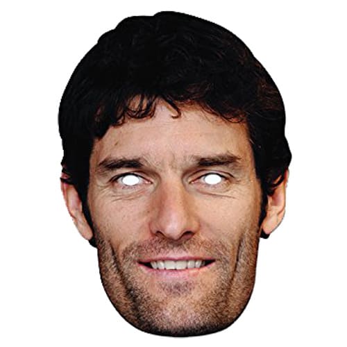 Mark Webber Cardboard Face Mask Product Image