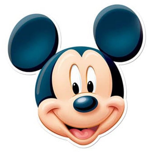 Disney Mickey Mouse Cardboard Face Mask Product Image