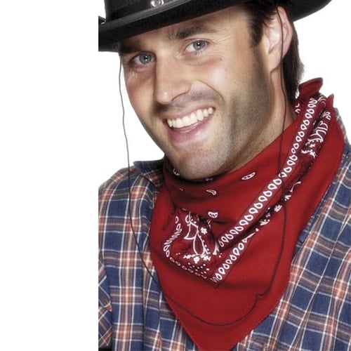 Red Western Neckerchief Product Image