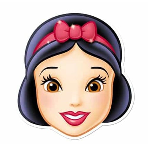 Disney Princess Snow White Cardboard Face Mask Product Image