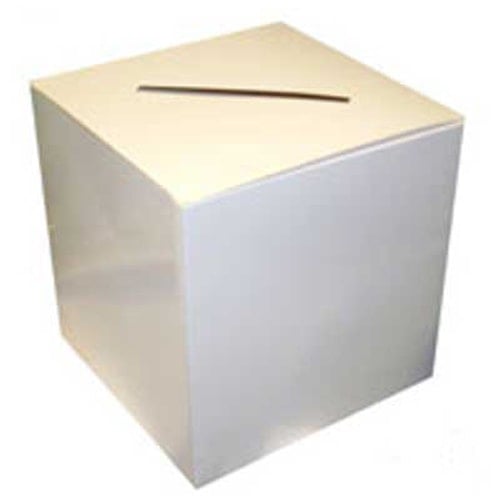 White Wedding Card Box - 12 Inches / 30cm