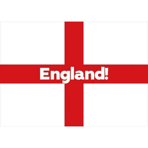 A2 England Party Sign Decoration 59cm x 42cm Product Image