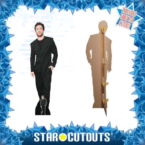 Aaron Taylor-Johnson Black Suit Lifesize Cardboard Cutout 180cm Product Gallery Image