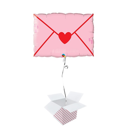 Addressed To My Sweetheart Valentines Helium Foil Giant Qualatex Balloon - Inflated Balloon in a Box Product Gallery Image