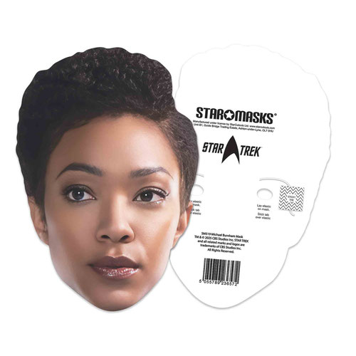 Admiral Michael Burnham Star Trek Sonequa Martin-Green Cardboard Face Mask Product Gallery Image