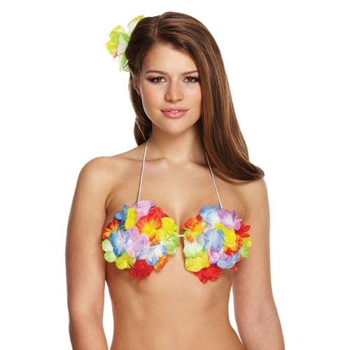 Hula Flowers Bra - One Size Product Image