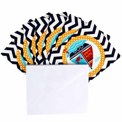 Ahoy Matey Invitations with Envelopes - Pack of 8 Product Image