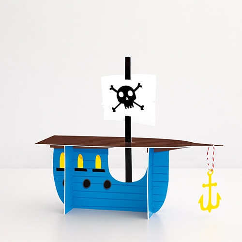 Ahoy Pirate Ship Centrepiece Table Decoration 32cm Product Image