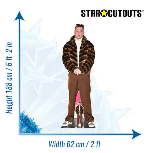 Aitch Harrison James Armstrong Lifesize Cardboard Cutout 188cm Product Gallery Image