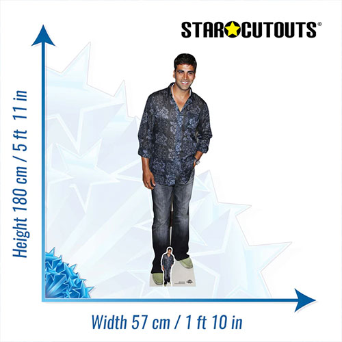 Akshay Kumar Bollywood Lifesize Cardboard Cutout 180cm Product Gallery Image