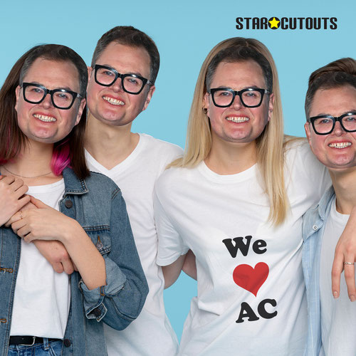 Alan Carr Cardboard Face Masks - Pack of 6 Product Gallery Image