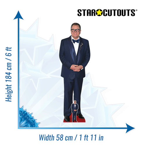 Alan Carr Lifesize Cardboard Cutout 184cm Product Gallery Image