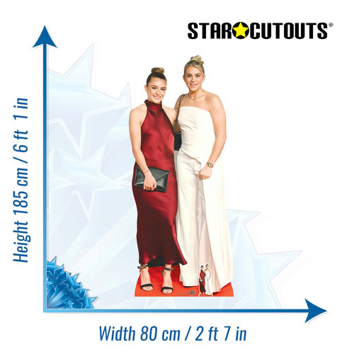 Alessia Russo and Ella Toone Lifesize Cardboard Cutout 185cm Product Gallery Image