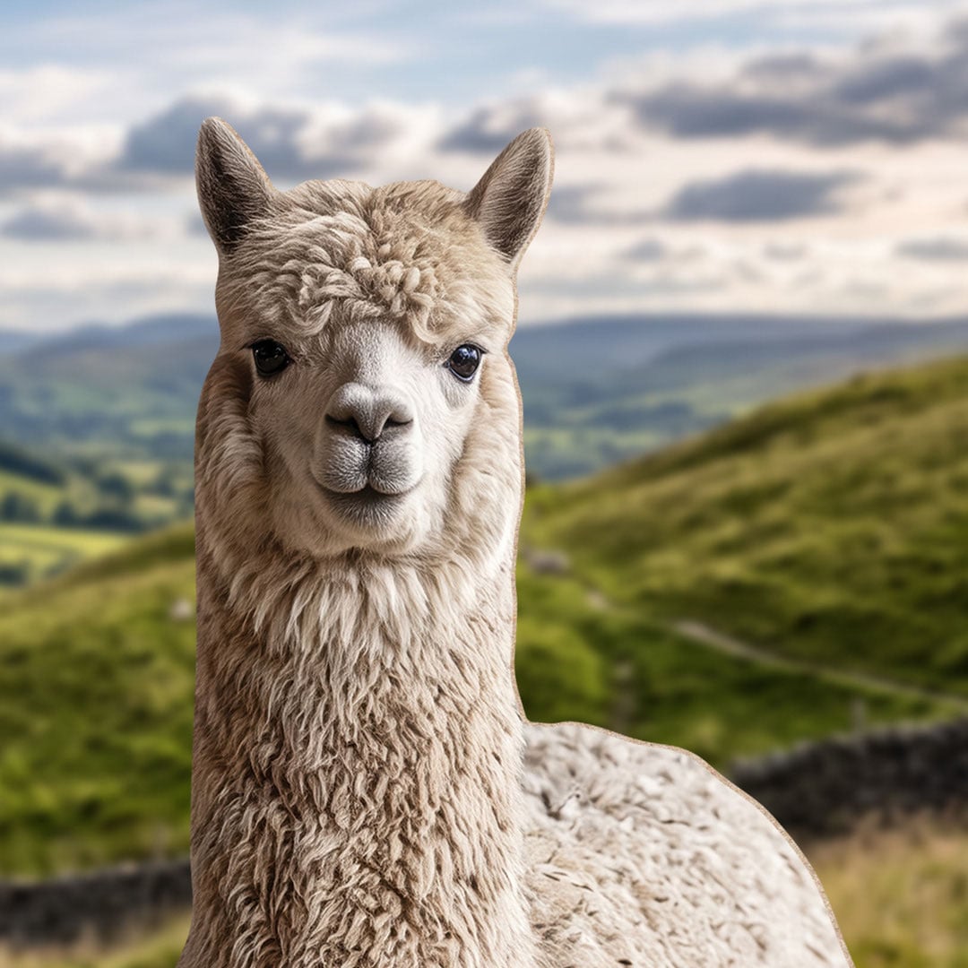 Alpaca Lifesize Cardboard Cutout 159cm View 5
