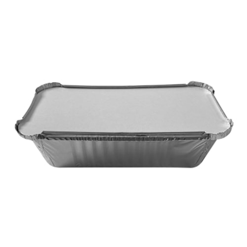 Aluminium Square Food Dishes with Lids 24cm - Pack of 4 Product Image