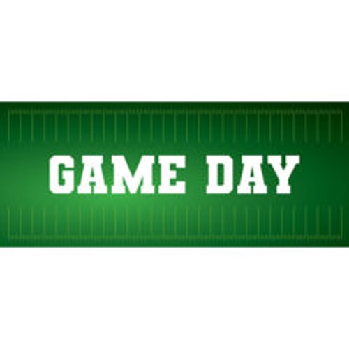 Game Day American Football PVC Party Sign Decoration Product Image