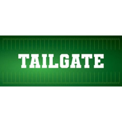 Tailgate American Football PVC Party Sign Decoration Product Image