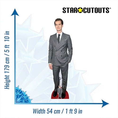 Andrew Garfield Grey Suit Lifesize Cardboard Cutout 179cm Product Gallery Image