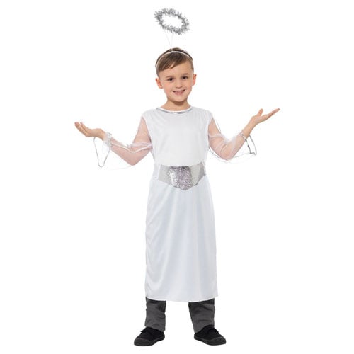 Angel Christmas Fancy Dress Unisex Costume Kids Small - Age 4-6 Product Gallery Image
