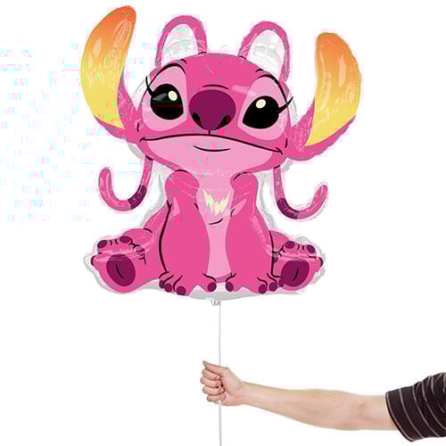 Angel Lilo and Stitch Helium Foil Shaped Balloon 68cm / 27 in Product Gallery Image