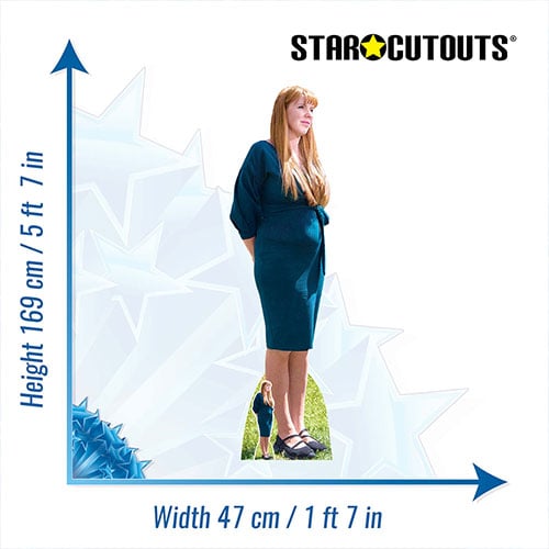 Angela Rayner Green Dress Lifesize Cardboard Cutout 169cm Product Gallery Image