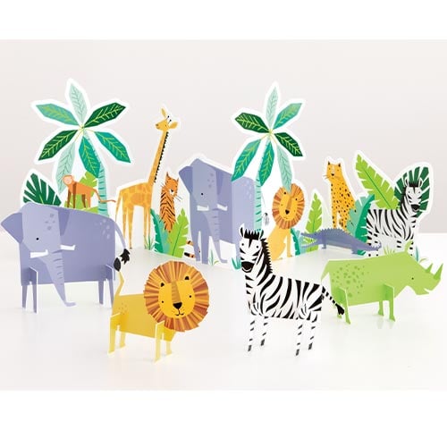 Animal Safari Table Decorating Kit Product Image