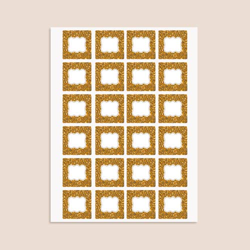 Animals Design 40mm Square Sticker sheet of 24 Product Gallery Image