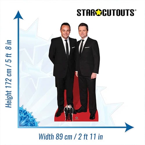 Ant & Dec Lifesize Cardboard Cutout 172cm Product Gallery Image