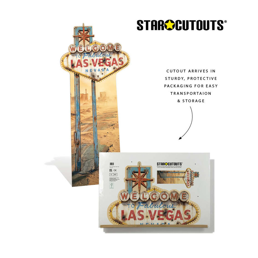 Apocalyptic Vegas Sign Lifesize Cardboard Cutout 194cm Product Gallery Image