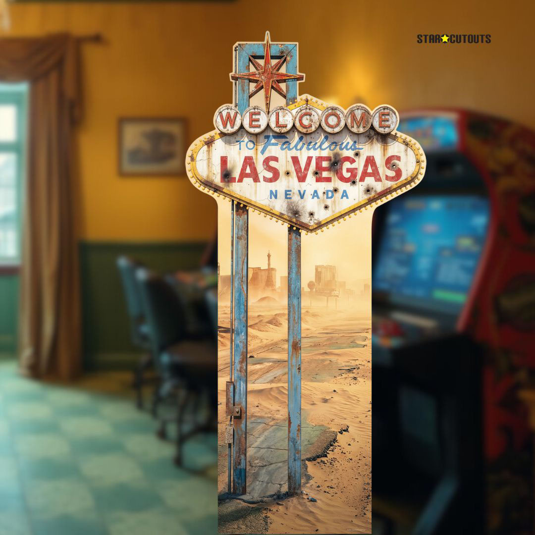Apocalyptic Vegas Sign Lifesize Cardboard Cutout 194cm Product Gallery Image