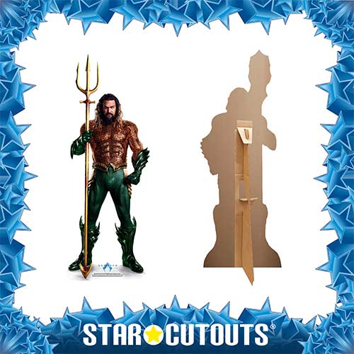 Aquaman and the Lost Kingdom Jason Momoa Star Mini Cardboard Cutout 93cm Product Gallery Image