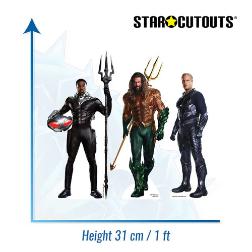 Aquaman DC Comics Table Top Cardboard Cutouts - Pack of 3 Product Gallery Image
