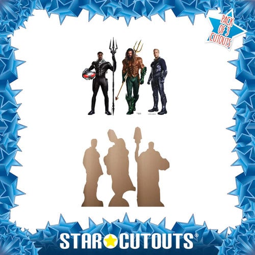 Aquaman DC Comics Table Top Cardboard Cutouts - Pack of 3 Product Gallery Image