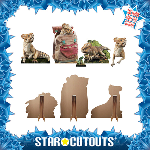 Aquilops Dinosaur Jurassic World Rebirth Star Mini Cardboard Cutout 48cm Product Gallery Image