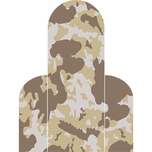 Army Camouflage Desert Design Arch and Two Sides Sailboard Backdrop Product Gallery Image