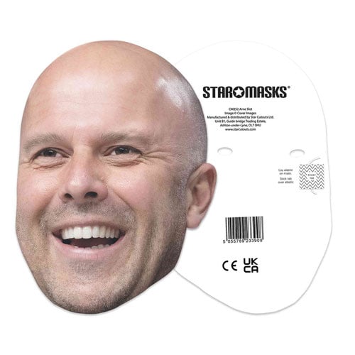 Arne Slot Cardboard Face Mask Product Gallery Image