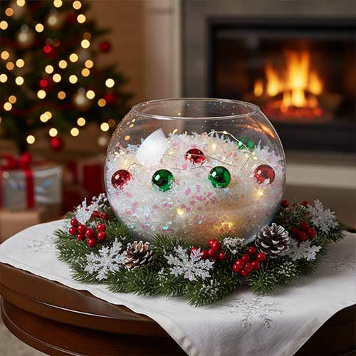 Artificial Iridescent Snowflakes Christmas Table Scatter 42g