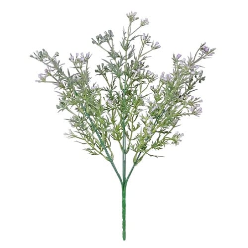 Lilac Purple Heather Bud Bush Spray Artificial Flower Decoration 36cm Product Gallery Image