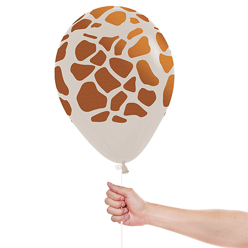 Assorted Animal Print Biodegradable Latex Balloons 30cm / 12 in - Pack of 25 Product Gallery Image
