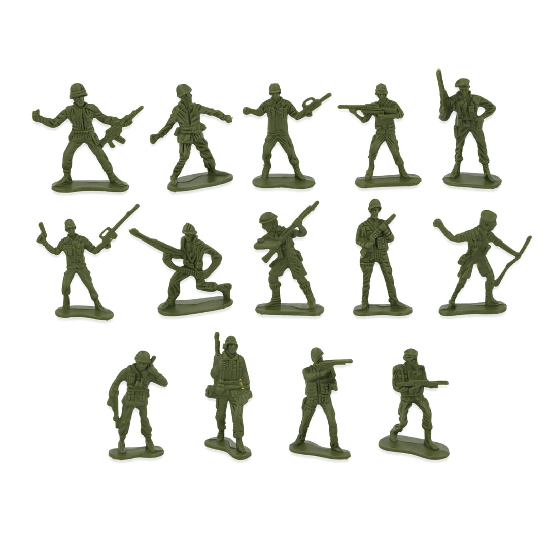 Assorted Army Soldier Plastic Figurine Toy