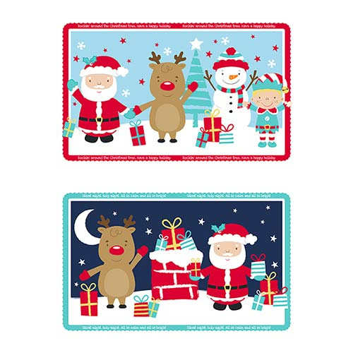 Assorted Christmas Plastic Tray 30cm Product Gallery Image