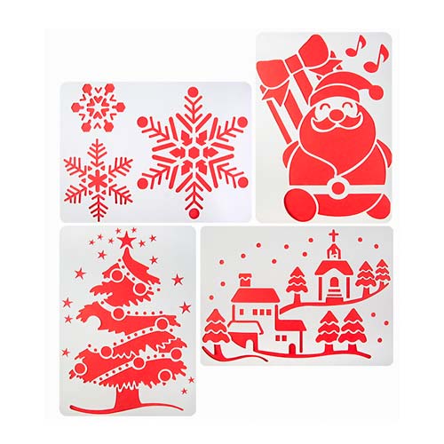Assorted Christmas Stencils - Pack of 2 Product Image