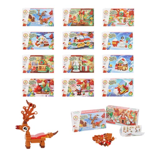 Assorted Christmas Themed Building Block Kit Product Image