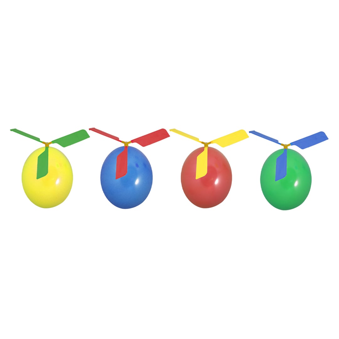 Assorted Colour Balloon Helicopter