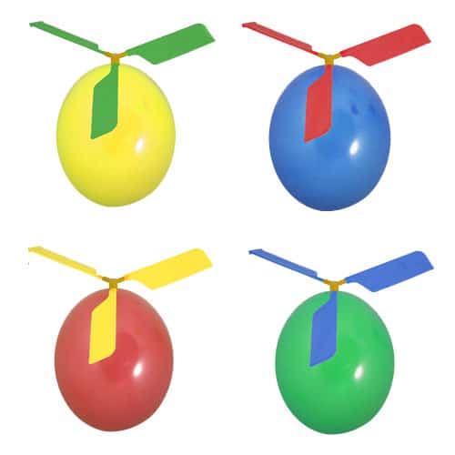 Assorted Colours Helicopter Balloon Product Image