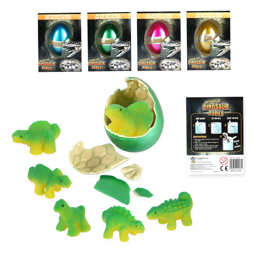 Assorted Dinosaur Hatching Growing Egg 7cm