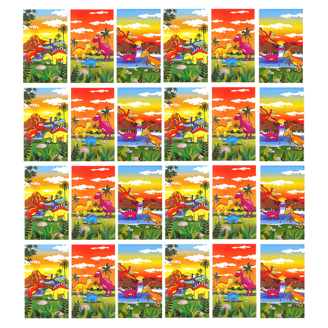 Assorted Dinosaur Mini Notebooks - Pack of 24